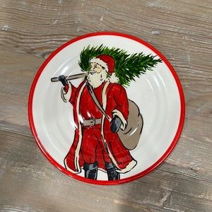 Vintage Threshold Santa Plate